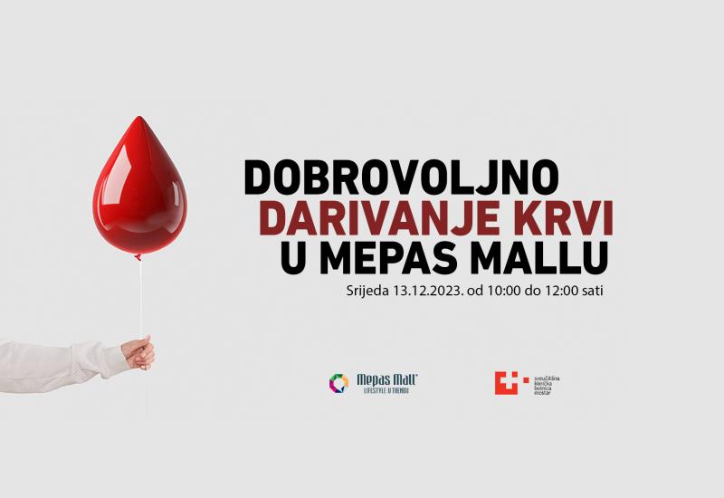 Dobrovoljno darivanje krvi u Mepas Mallu